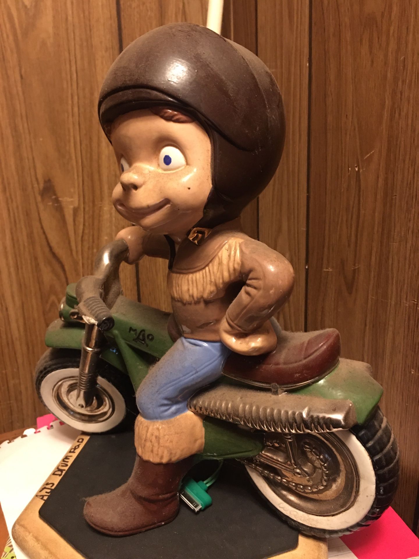 Man on a motorcycle
