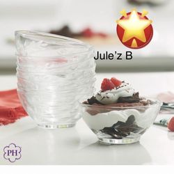 Princess House.  Set De 8 Platos Para Postres O Ceeel Nuevos En Sus Cajas 