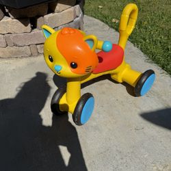 B Toys Cat Ride On Toy