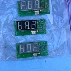 Arcade LED Score Display Pcb Boards Lot Of 3 