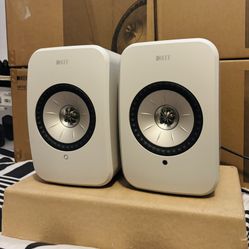KEF LSX LT II - WIRELESS HI-FI MONITOR SPEAKERS ≈ Audiophile Sound, Bluetooth, AirPlay 2, USB-C, TV & Desktop Ready