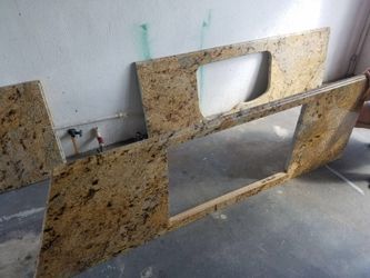 Granite top kitchen set