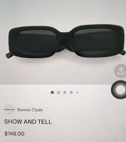 Bonnie And Clyde "Don't Look At Me" Sunglasses