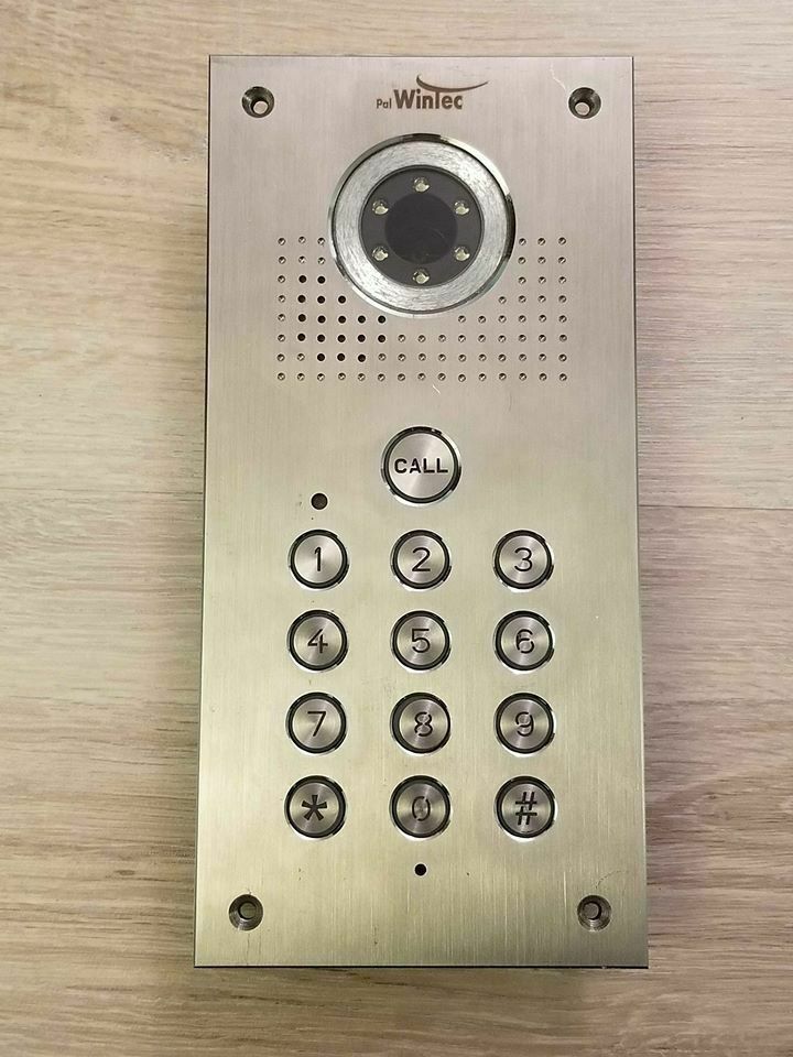 Security PalWinTec Camera Keypad and Call Button Intercom Model Arena 561