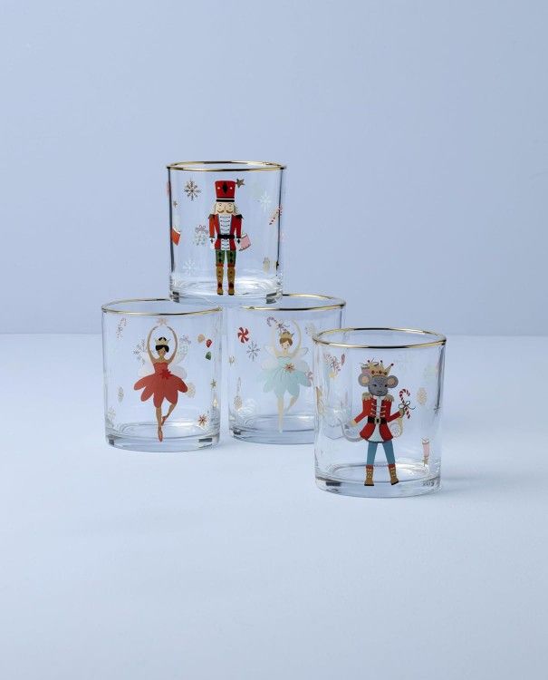 Nutcracker Glasses X 4.