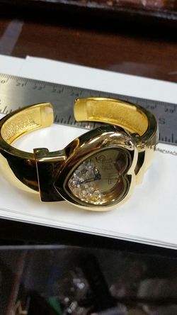 Gold plated watch.bangel