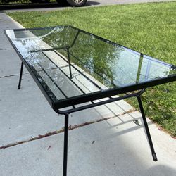 MCM Wrought Iron Coffee Table