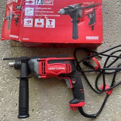 CRAFTSMAN 1/2-in 7 -Amp Variable Speed Hammer Drill 110 volt BRAND NEW Rotopercutor Con Cable 