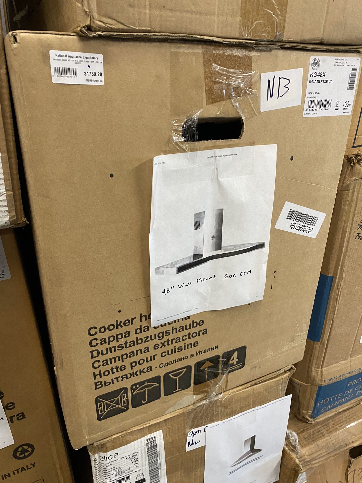 KG48X Wall Mount Convertible Range Hood