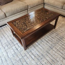 Living Room Coffee Table And 2 End Tables
