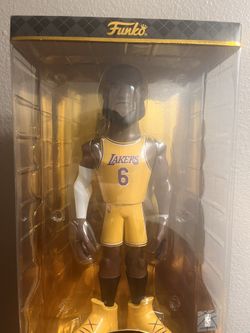 lebron premium vinyl figure and funko pop