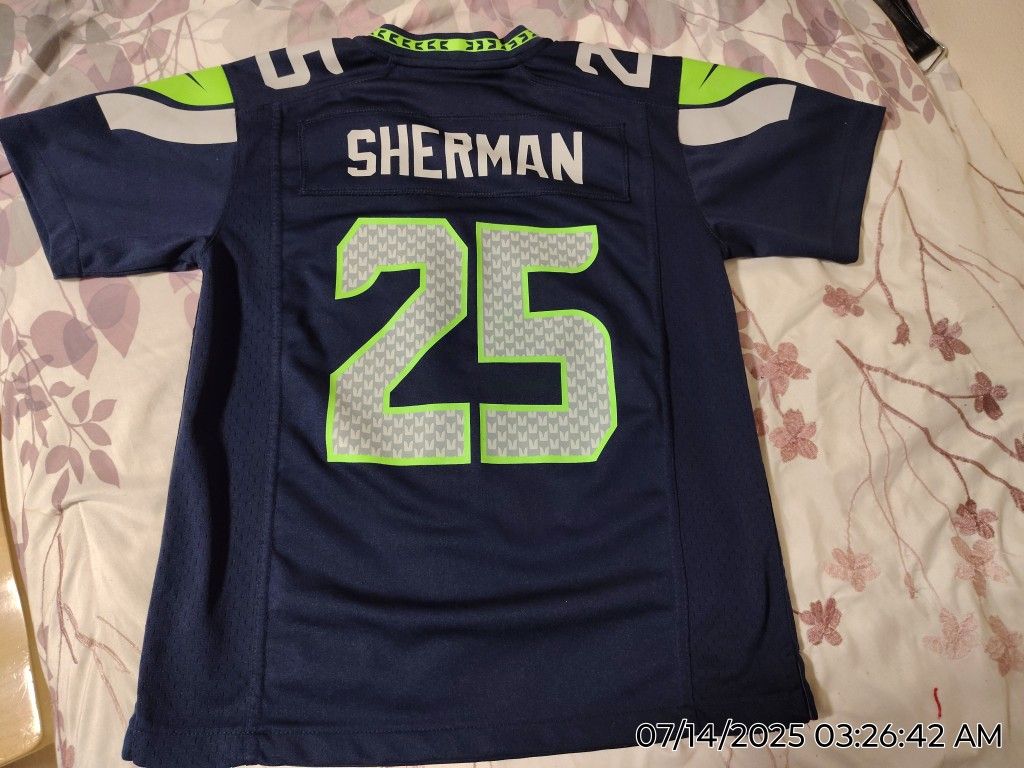 Seahawks Sherman Jersey