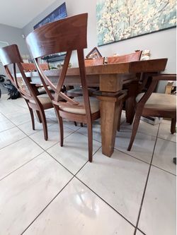 Dining table set for 6 - Comedor de 6 sillas