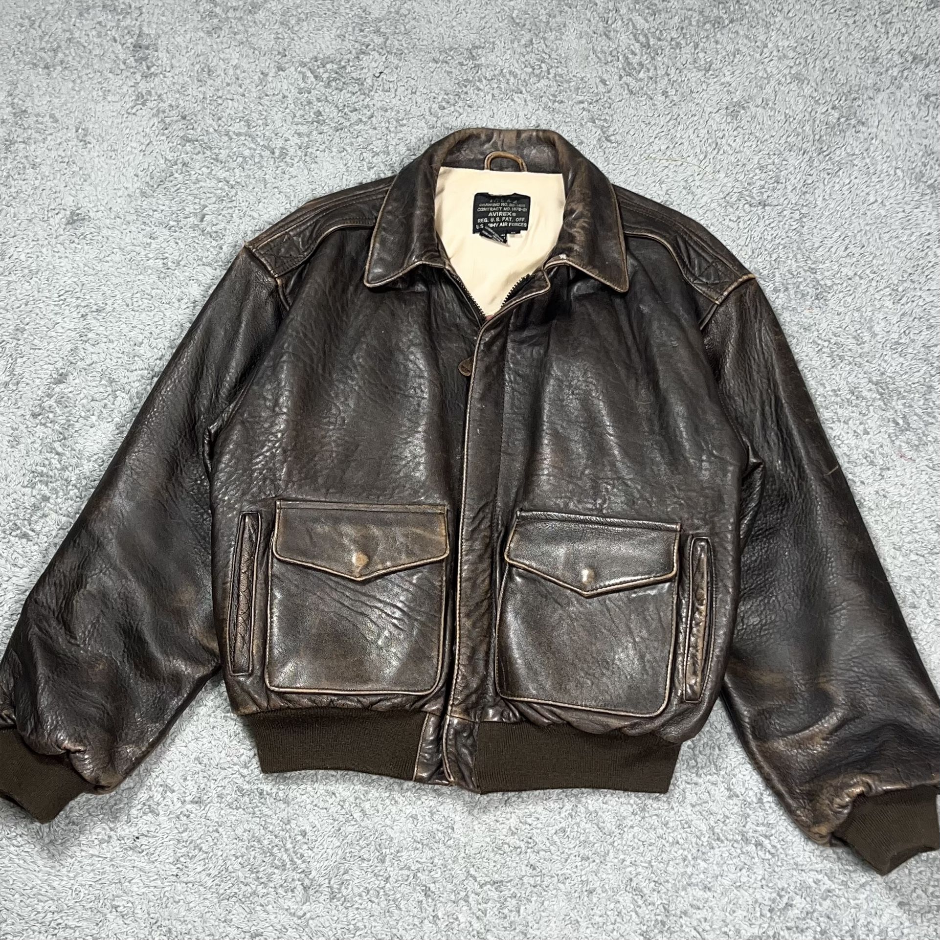 Vintage Avirex Type A-2 Bomber Jacket