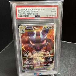 2023 POKEMON SWSH BLACK STAR PROMO #291 FULL ART/LUCARIO VSTAR PSA 9