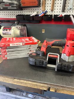 M12 bandsaw with blades