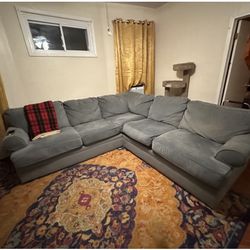 Grey 5 Seater Sofa 
