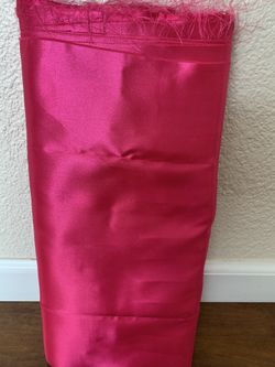 Satin Fushia Fabric
