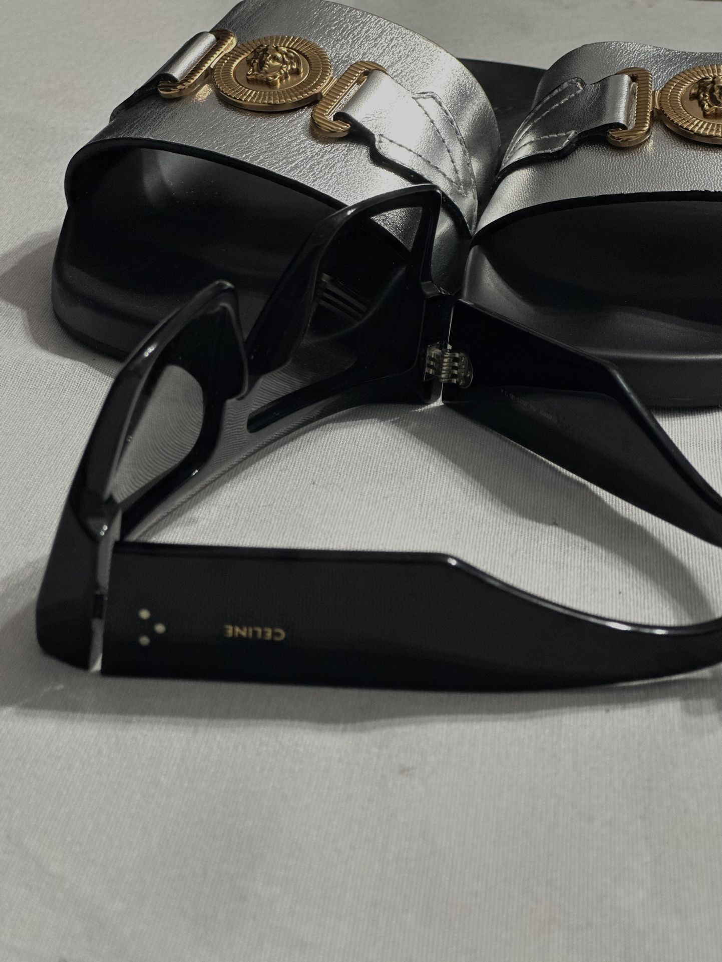 Celine Sunglasses Flat Top Square Sunglasses 60mm