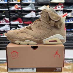 Travis Scott Jordan 6s Size 9.5 New 