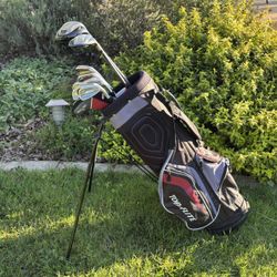 Titleist 775-CB Golf Set (TaylorMade R540 Driver+3w+5w+4i-pw+sw+Odyssey putter+stand bag)