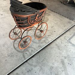 Antique Toy Baby Stroller