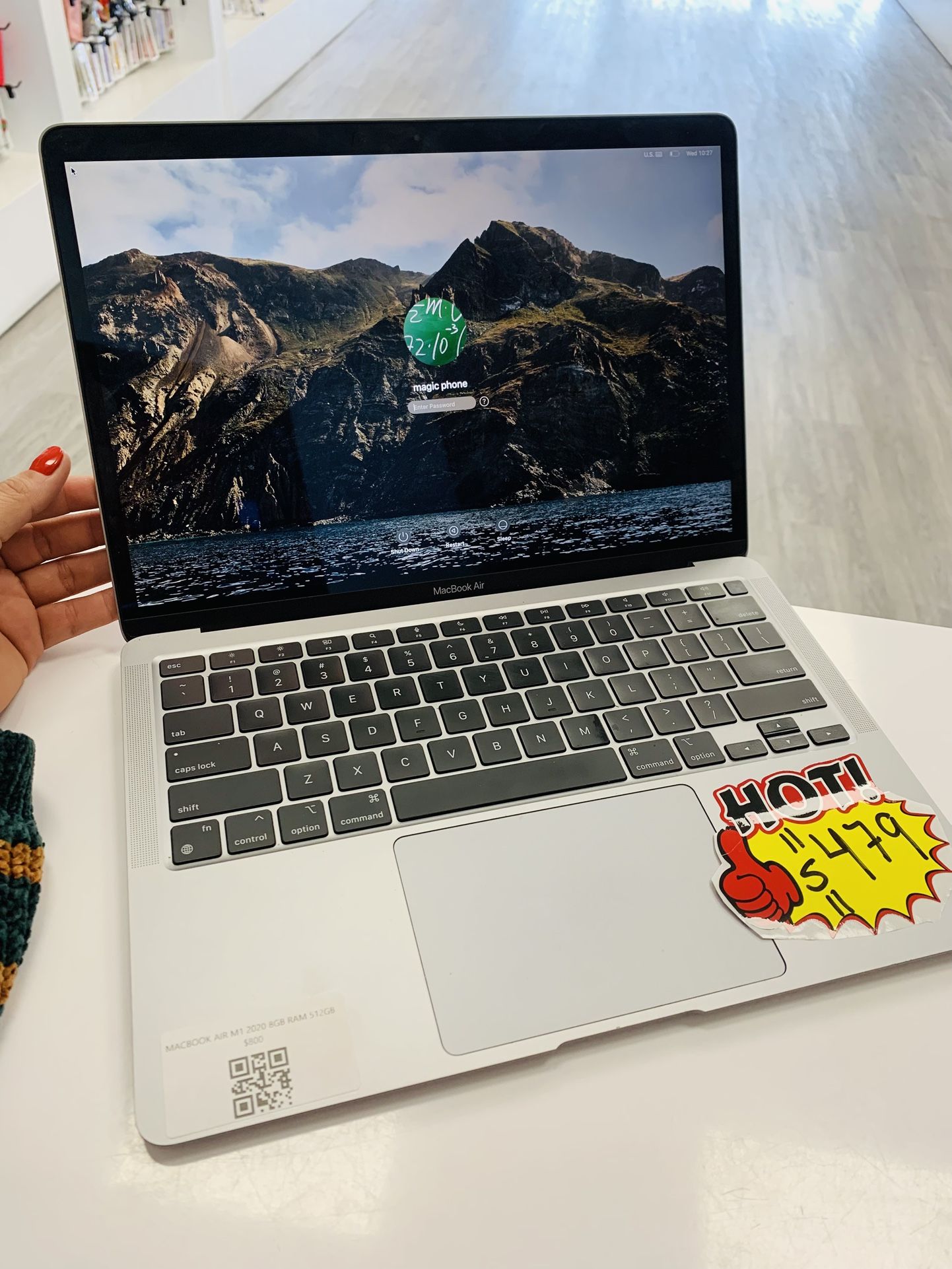 極美品】 Macbook Air 2020 M1 8GB 512GB 充放電 50回 AppleCare+保証 
