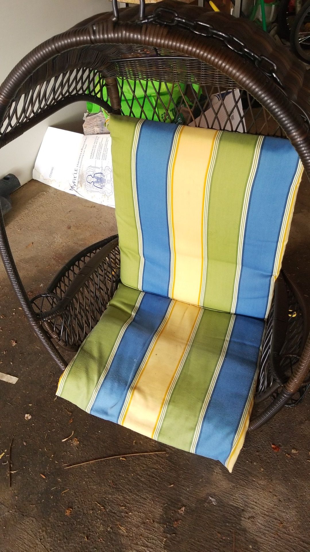Patio egg chair /swing from pier 1