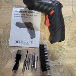 New TKOPCP Cordless Screwdriver Kit 4.2V