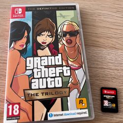 Nintendo Switch Grand Theft Auto The Trilogy The Definitive Edition Video Game