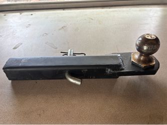 Straight 2" hitch, 2" ball & pin