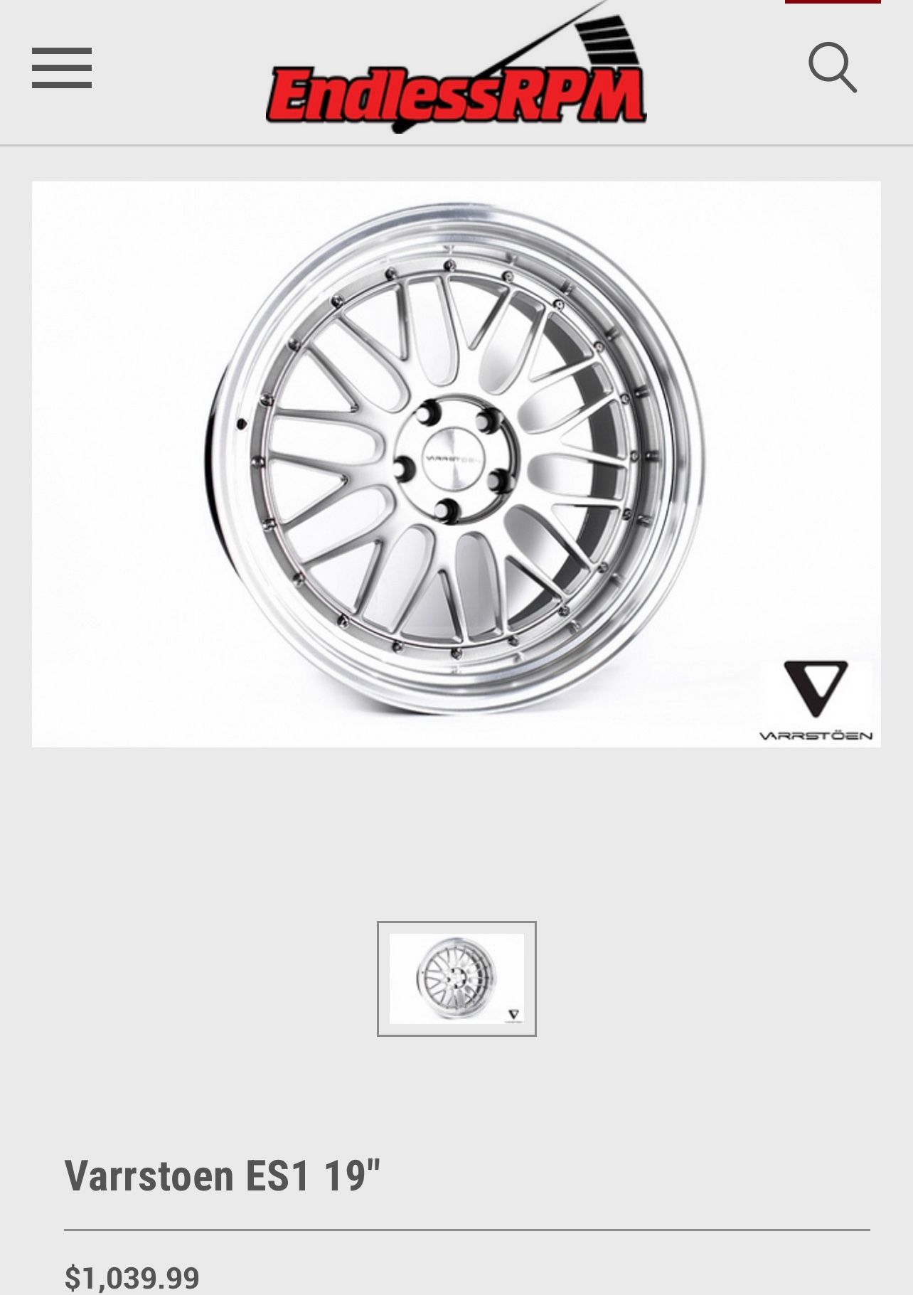 Varrstöen 19” RimsFor Honda/Acura Vehicles .