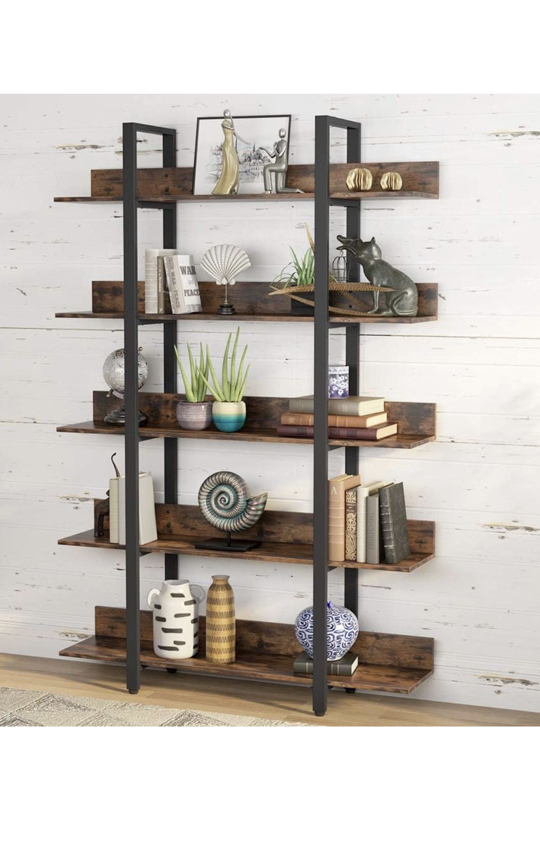 Rustic Modern 5- Shelf 
