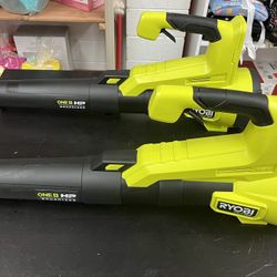 ONE+ 18V 100 MPH 350 CFM Cordless Battery Variable Speed Jet Fan Leaf Blower $45 EACH Only tool