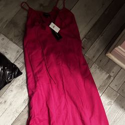 New With Tags Banana Republic Pink Maxi Dress 