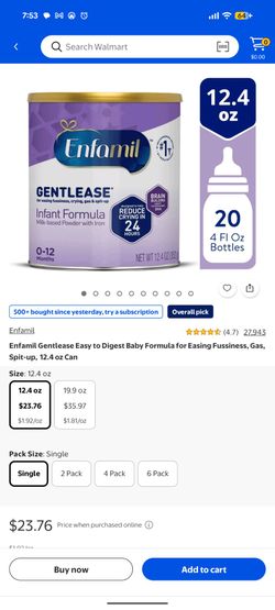 Enfamil formula gentlease
