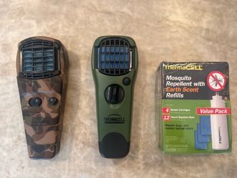 Thermacell Portable Mosquito Repeller Set (2 Units + Sealed 48-Hour Earth Scent Refills)