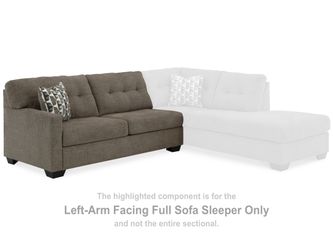 Mahoney Chocolate LAF Full Sofa Sleeper 3100510