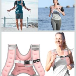 Fragraim Weighted Vest for Women Men -

8lb/ Weight Vest with Reflective Stripe, Detachable Phone Pouch, Ideal for Walkin