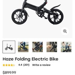 Haze Folding Electric Bike..New In Box
