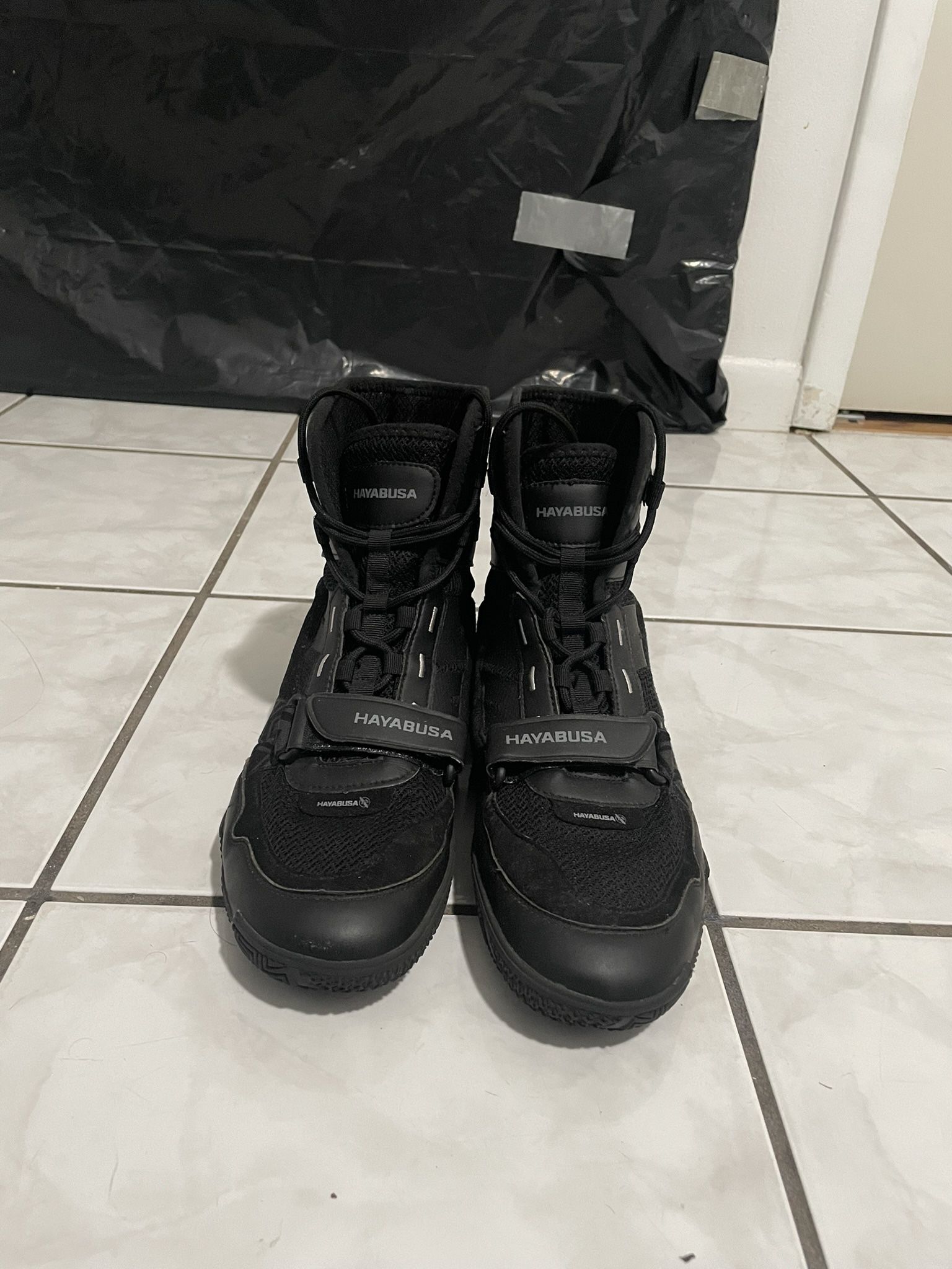Black Hayabusa Boxing shoes