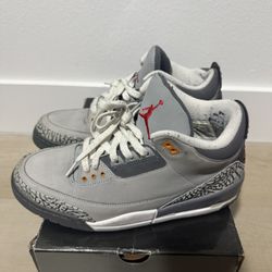 Nike Air Jordan 3 Retro LS Cool Grey 2006 Sz 9