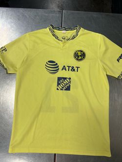 América Team Soccer Fan Jersey - Yellow L
