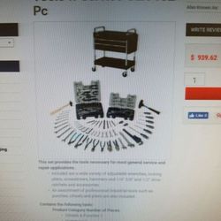 Tool Box And Cart Set