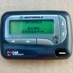 Motorola Advisor Gold Flex Beeper Pager GTE 90's Display Lights Up *Read Desc.*