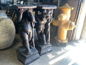 Heavy Cherub Pedestals