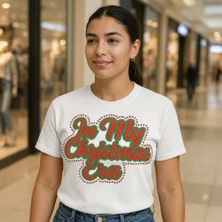 In My Christmas Era Holiday Rhinestone Tee