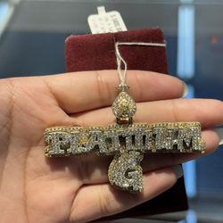 Platinum G pendant 