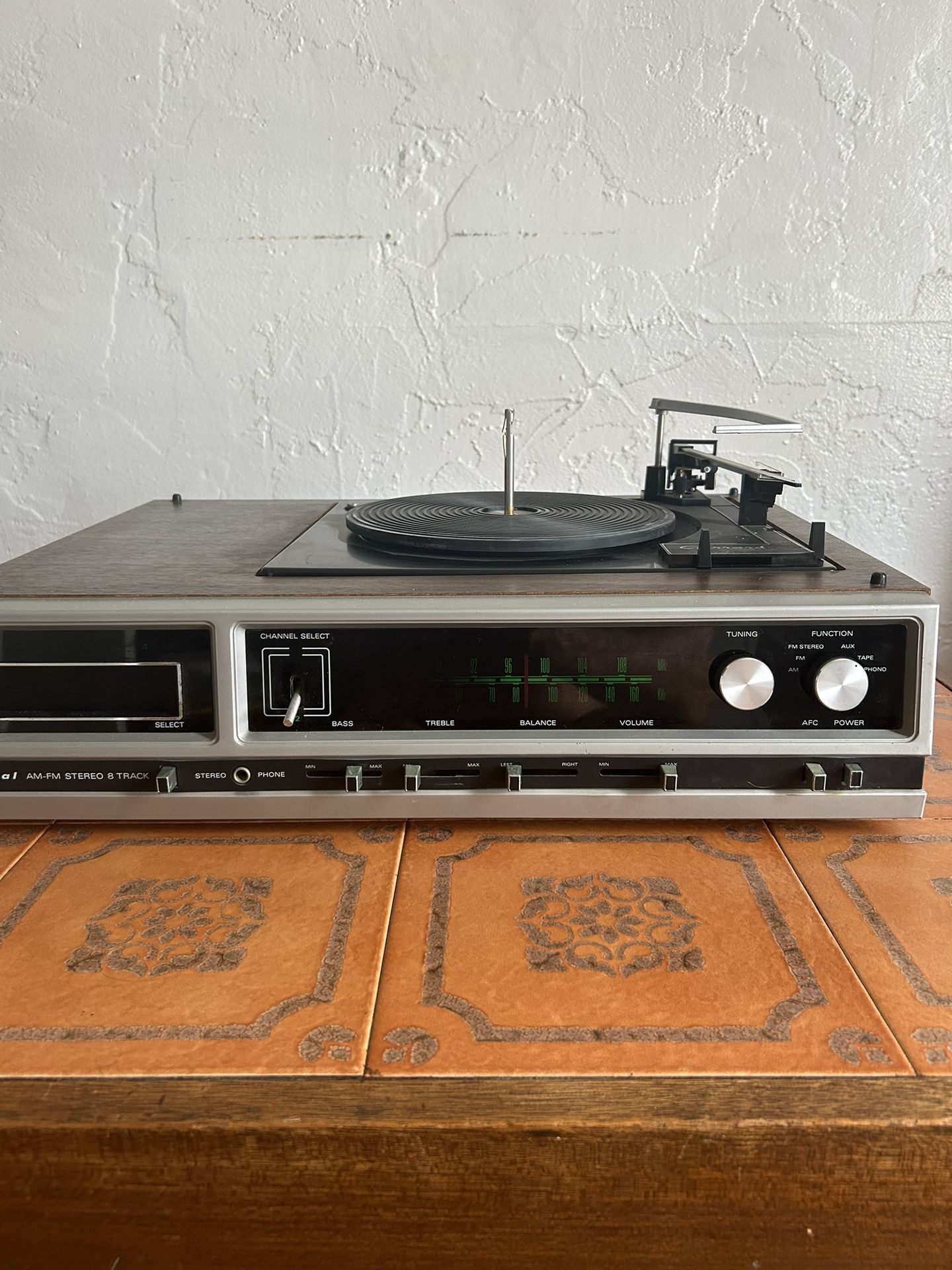 Vintage Vinyl Stereo Record Player
