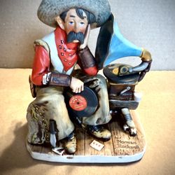 ORIGINAL 1979 Version Norman Rockwell/David Grossman - DREAMS OF LONG AGO Cowboy